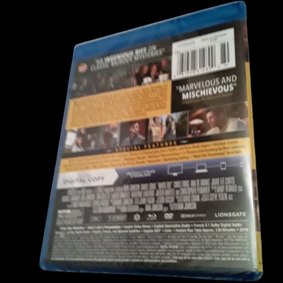 Knives Out Blu-ray + NWT Sealed - Picture 3 of 5